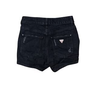 Y2K Guess Black wash jean shorts 26